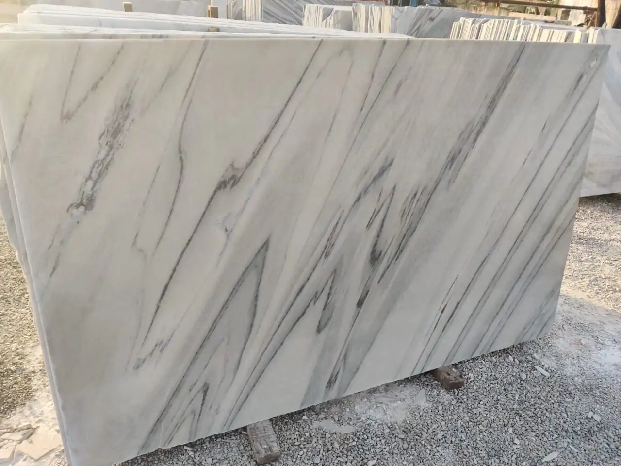 Bruno White Marble